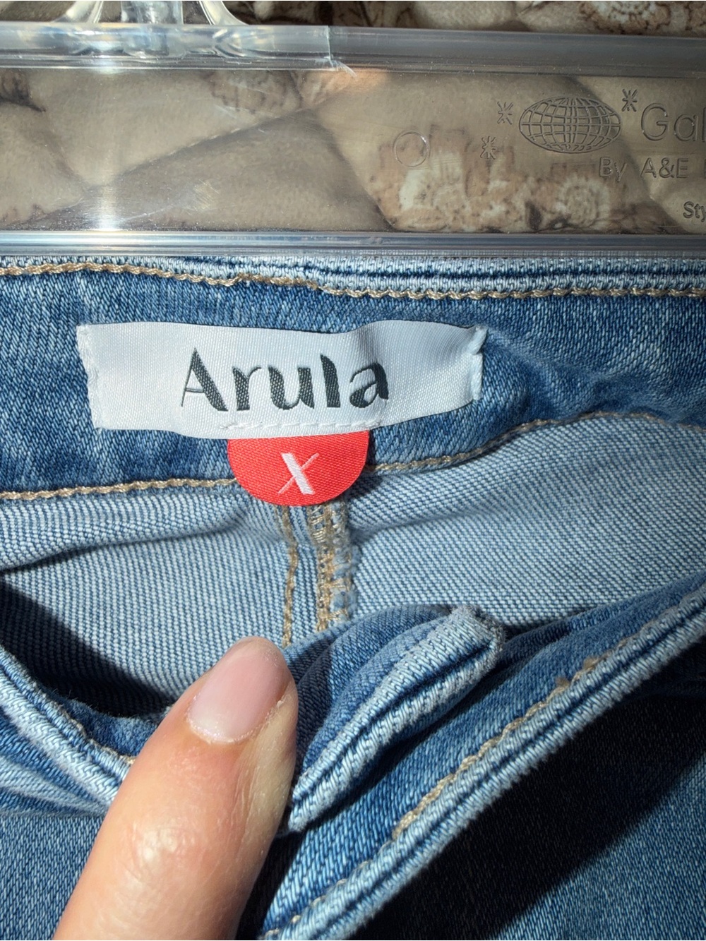 Arula Denim Midi Skirt XL – Classic Blue Wash NWT - Picture 4 of 4